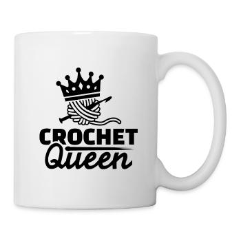 Häkeln - Tasse - Weiß - Rechts