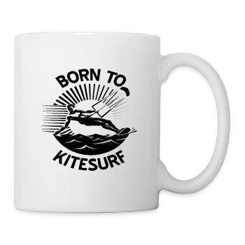 Kitesurfen - Tasse - Weiß - Rechts
