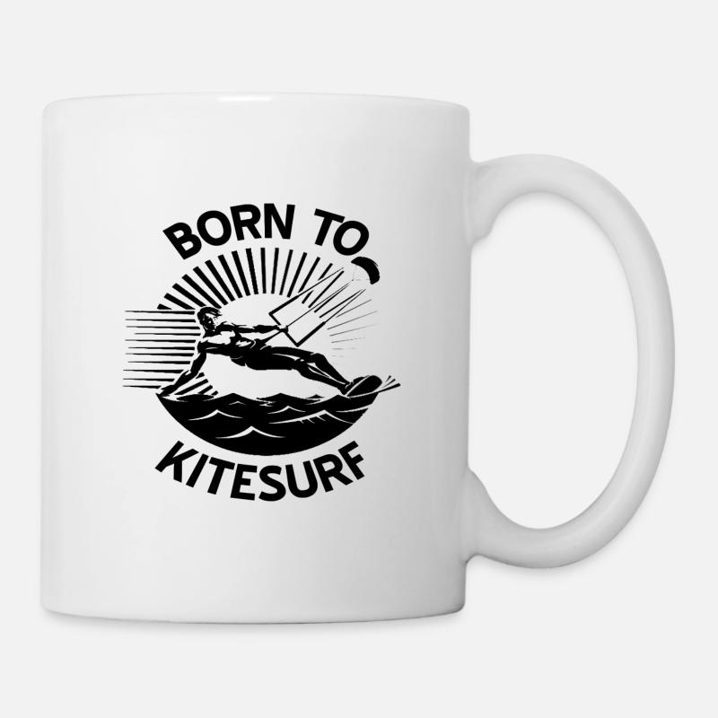 Kitesurfen - Tasse - Weiß