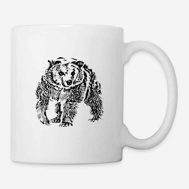 Ours - Mug blanc - blanc