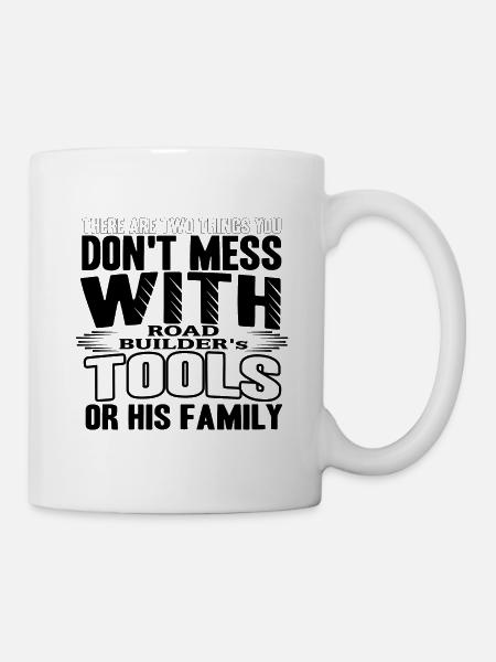 road builders - Mug - white