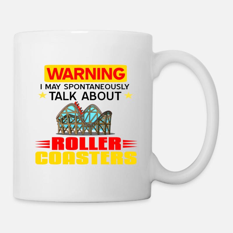 Achterbahn - Tasse - Weiß