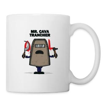 Mr. Cavatrancher - Mug blanc - blanc - Droite