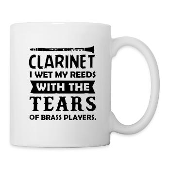 Clarinette - Mug blanc - blanc - Droite
