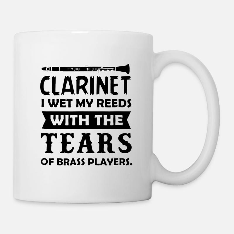 Klarinette - Tasse - Weiß