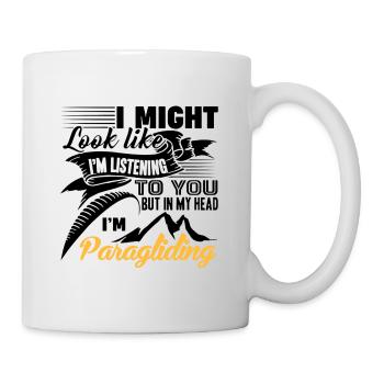 Paragliding - Tasse - Weiß - Rechts