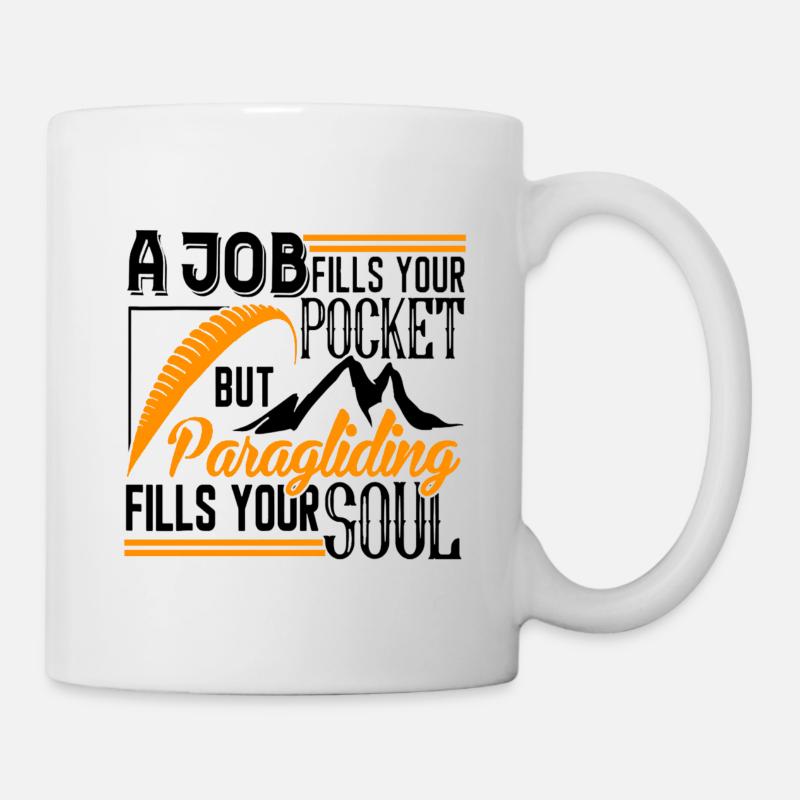 Paragliding - Tasse - Weiß