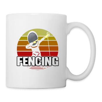 fencing - Mug - white - Right