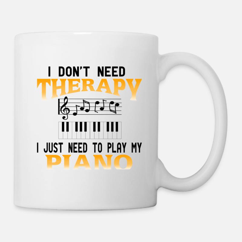 Piano - Mug blanc - blanc