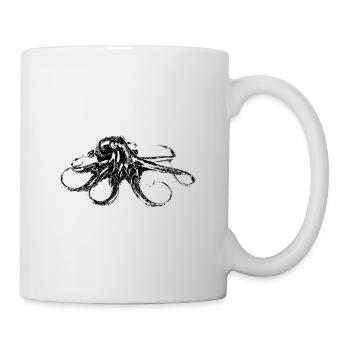Oktopus - Tasse - Weiß - Rechts