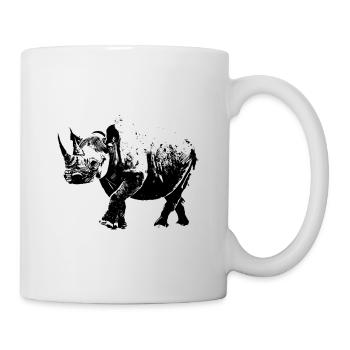 Nashorn - Tasse - Weiß - Rechts
