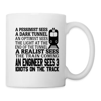 Ingénieur Bürgerlich Baumeister Génie mécanique Mathématiques - Mug blanc - blanc - Droite