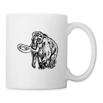 Mammut - Tasse - Weiß - Rechts