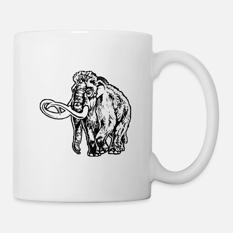 Mammut - Tasse - Weiß