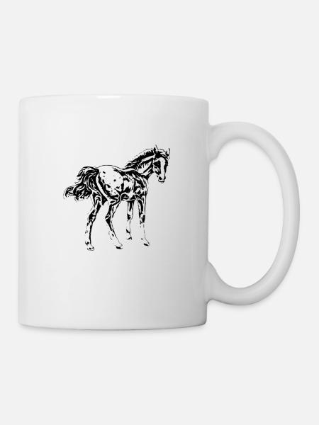 Fohlen - Tasse - Weiß