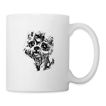 Yorkshire Terrier - Mug - white - Right