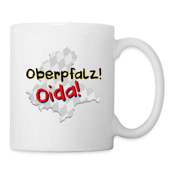 Oberpfalz Oida - Tasse - Weiß - Rechts