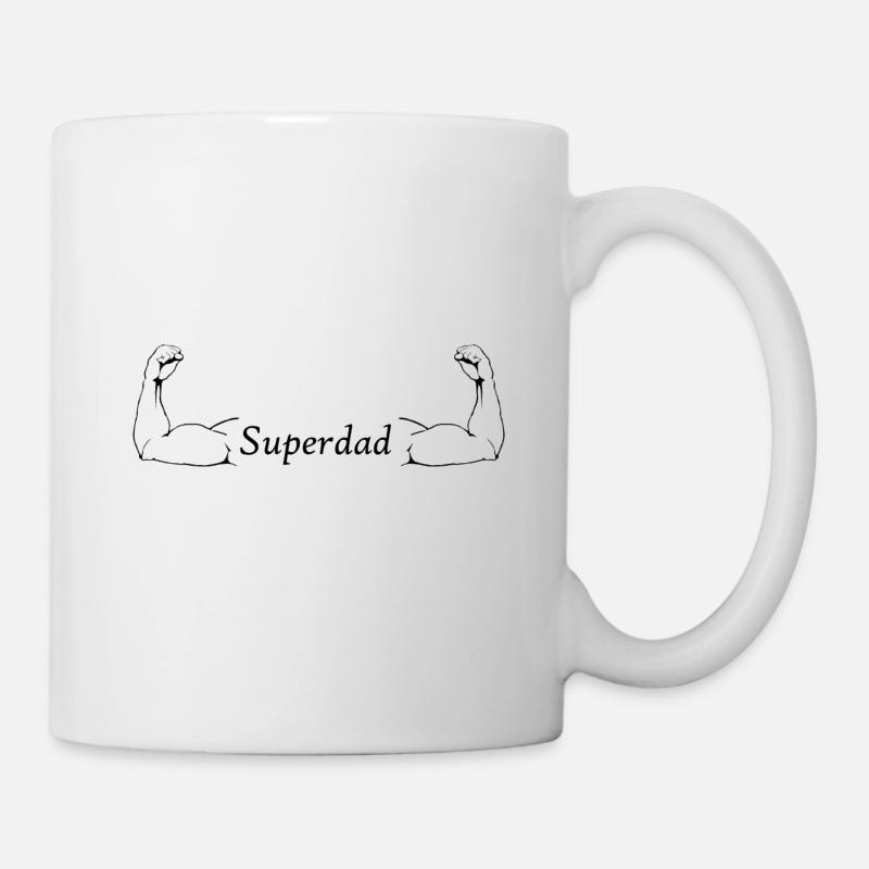 Superdad - Tasse - Weiß