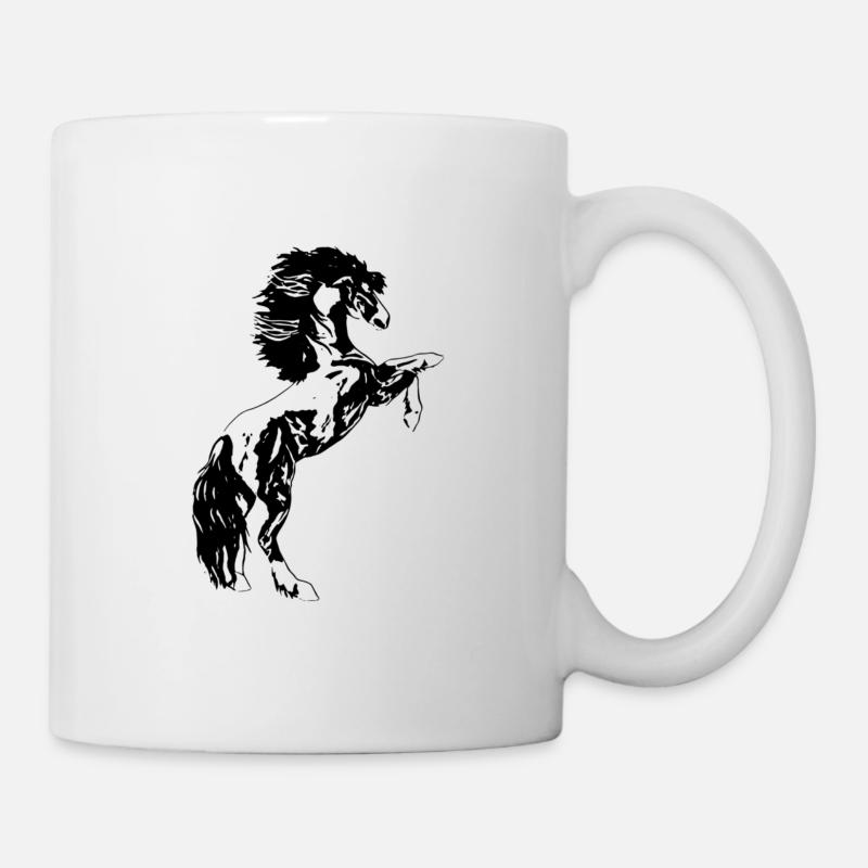 stallion - Mug - white