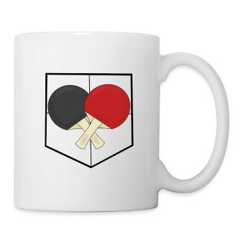Tischtennis - Tasse - Weiß - Rechts