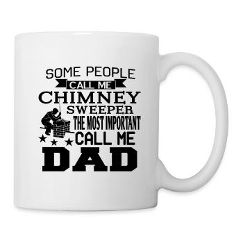 Chimney Sweep Profession Cleaner Maintenance Gift - Mug - white - Right