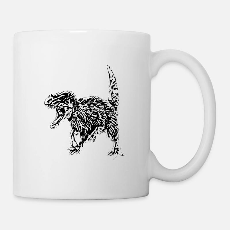 Dino - Tasse - Weiß