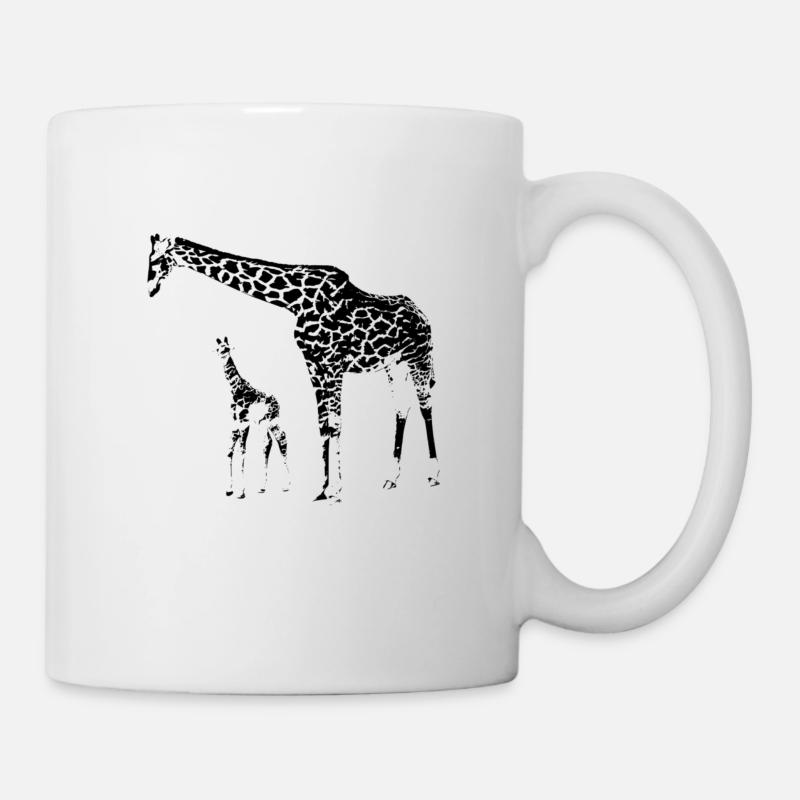 Giraffen - Tasse - Weiß