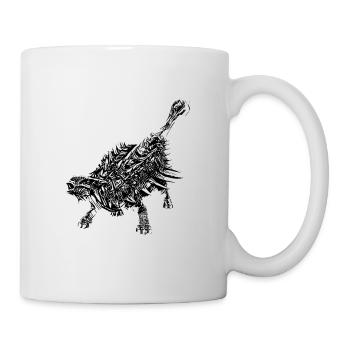 Ankylosaurus - Tasse - Weiß - Rechts