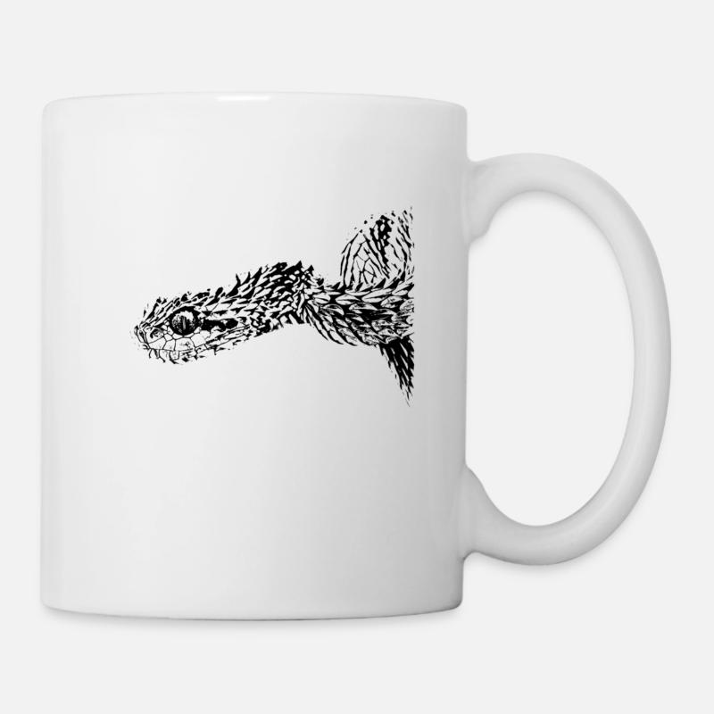 Klapperschlange - Tasse - Weiß