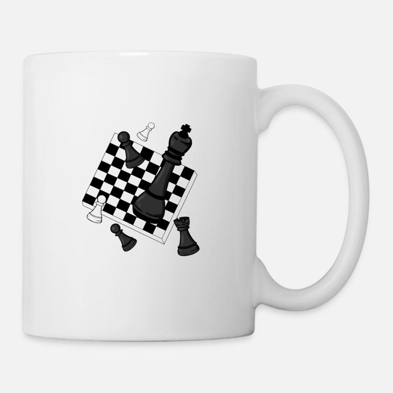 Echecs - Mug blanc - blanc