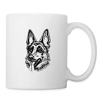 German Shepherd - Mug - white - Right