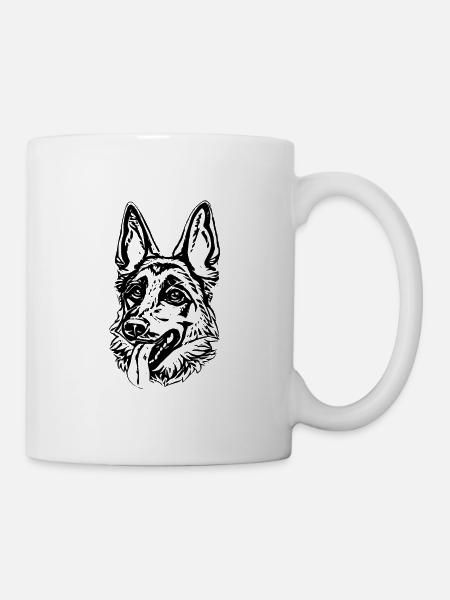 Berger allemand - Mug blanc - blanc