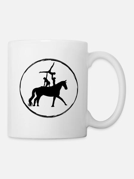 Cheval sauteur - Mug blanc - blanc