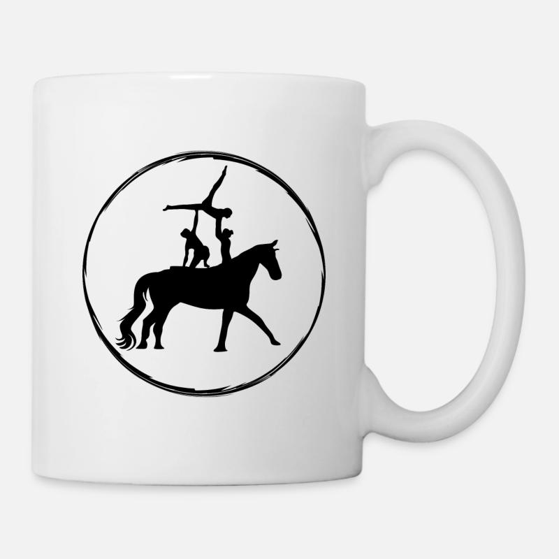 Cheval sauteur - Mug blanc - blanc