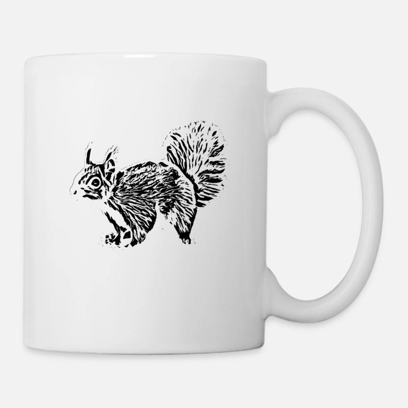 squirrel - Mug - white