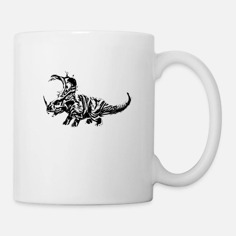 Dinosaurier - Tasse - Weiß