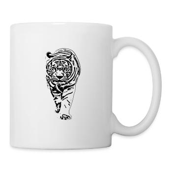 Tiger - Mug blanc - blanc - Droite