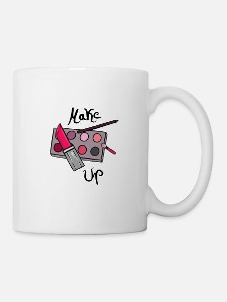 Make Up - Tasse - Weiß