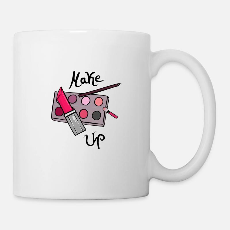 Make Up - Tasse - Weiß