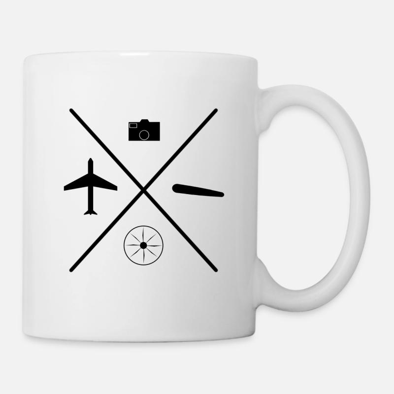 Aviation symbol - Mug - white
