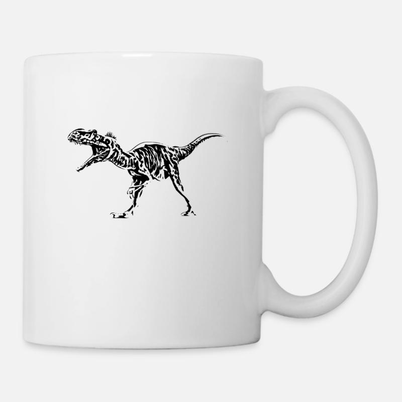 Allosaurus - Tasse - Weiß