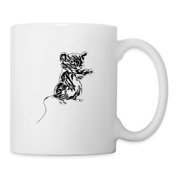 La souris - Mug blanc - blanc - Droite