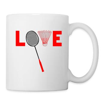 badminton - Mug - white - Right