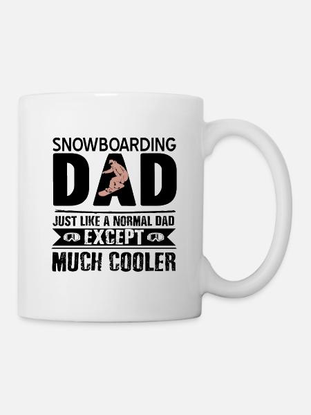 Snowboard - Mug blanc - blanc