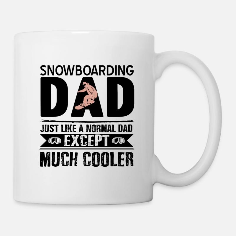 Snowboard - Mug blanc - blanc