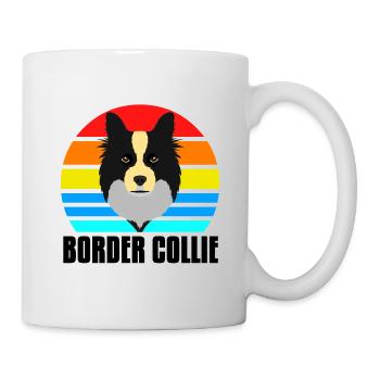Border Collie - Tasse - Weiß - Rechts
