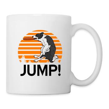 Border Collie - Tasse - Weiß - Rechts