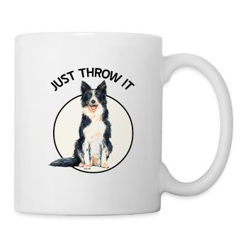 Border Collie - Tasse - Weiß - Rechts