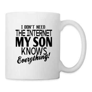 Vater und Sohn - Tasse - Weiß - Rechts
