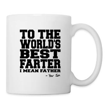 Vater und Sohn - Tasse - Weiß - Rechts
